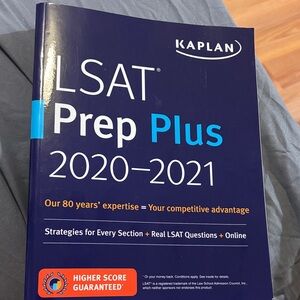 Kaplan LSAT Prep Plus 2020-2021 in Blue and Orange